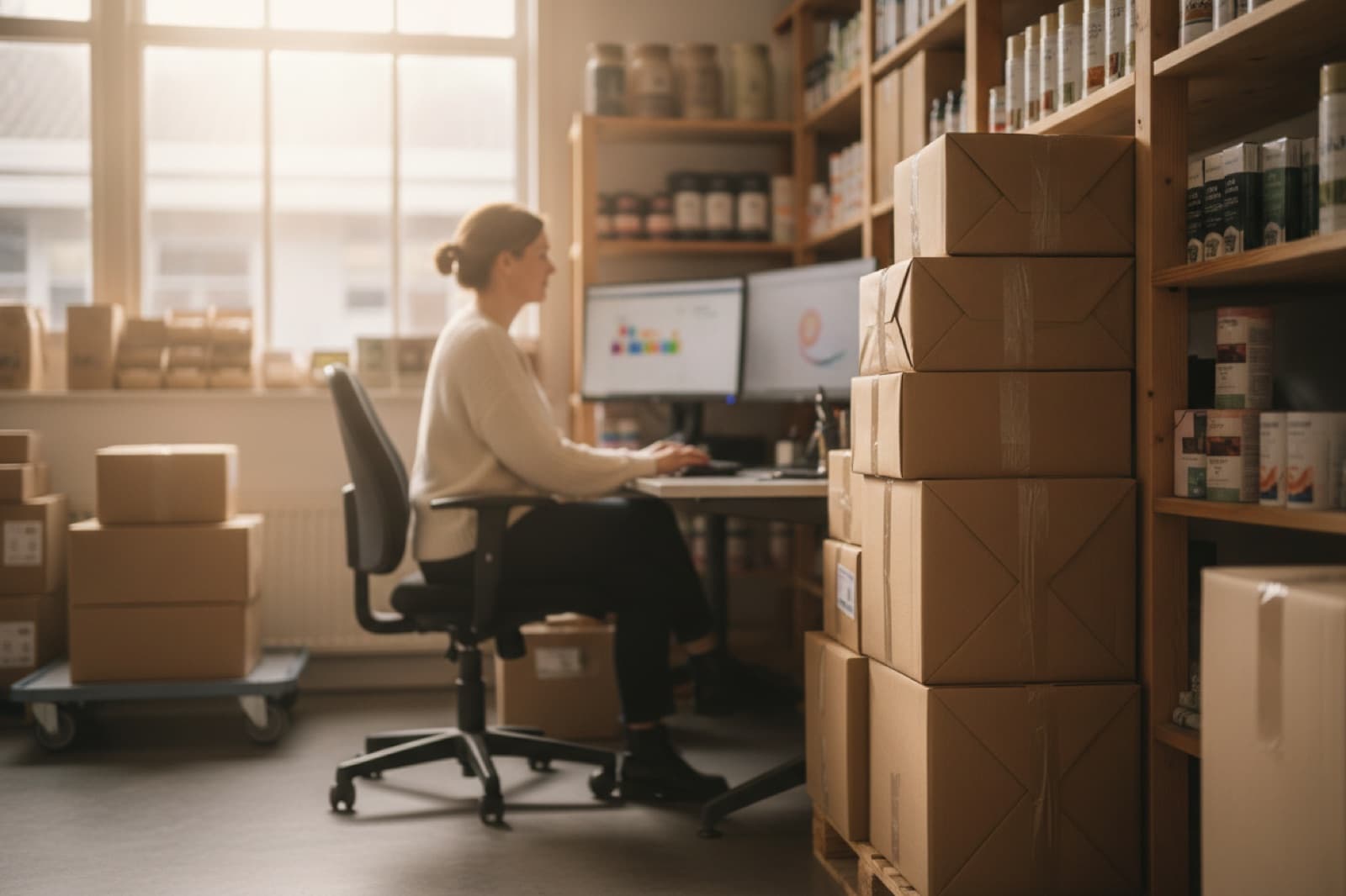 Order management that connects everything: shop, point of sale, stock and bookkeeping