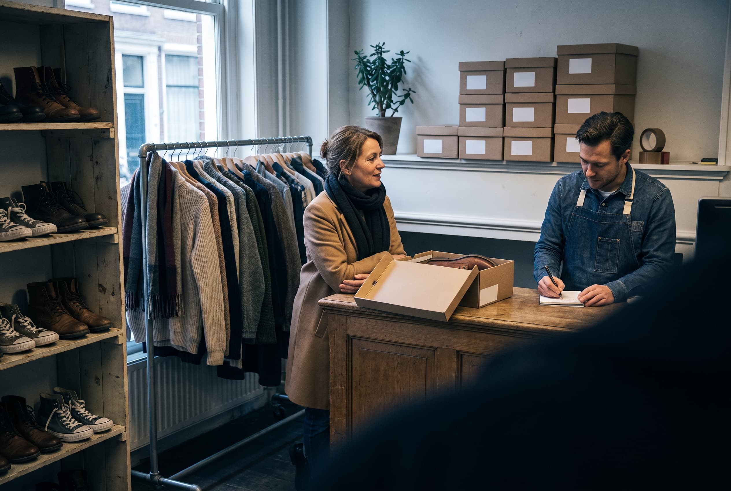 Koppel de klant aan de bon