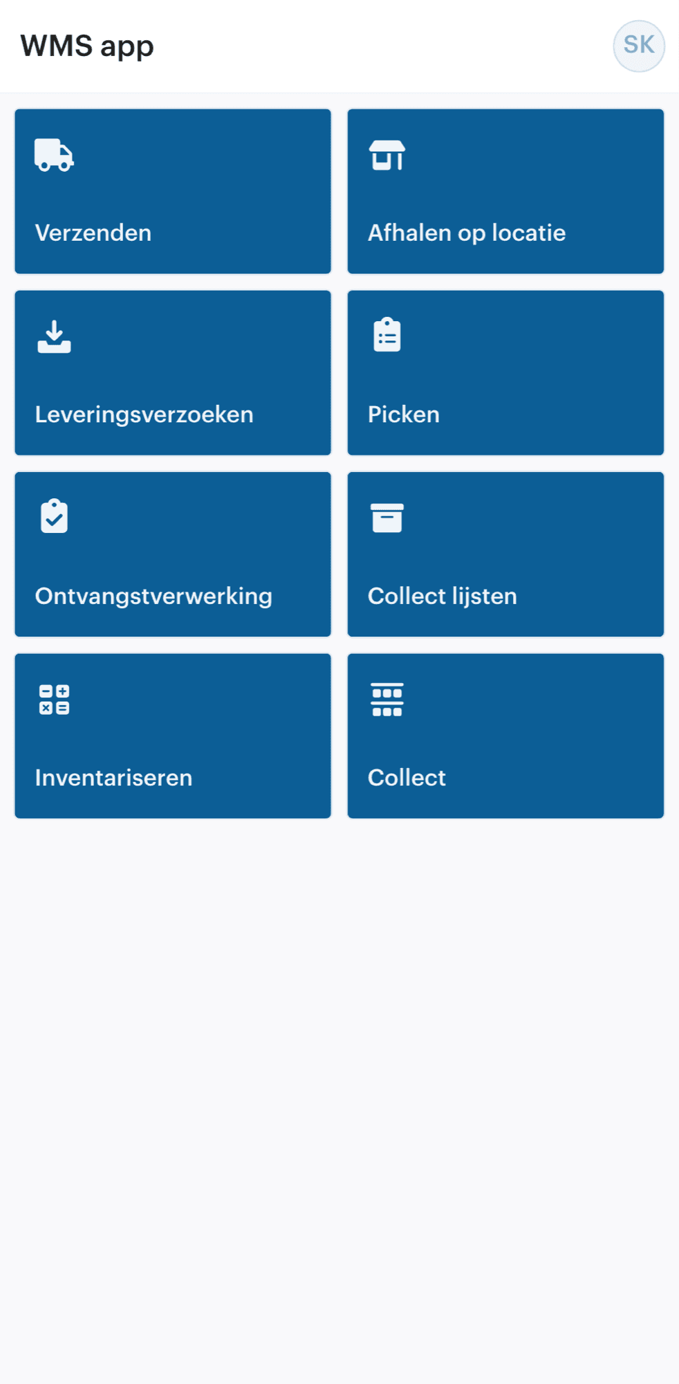 Pick de order met de pakbon in de hand