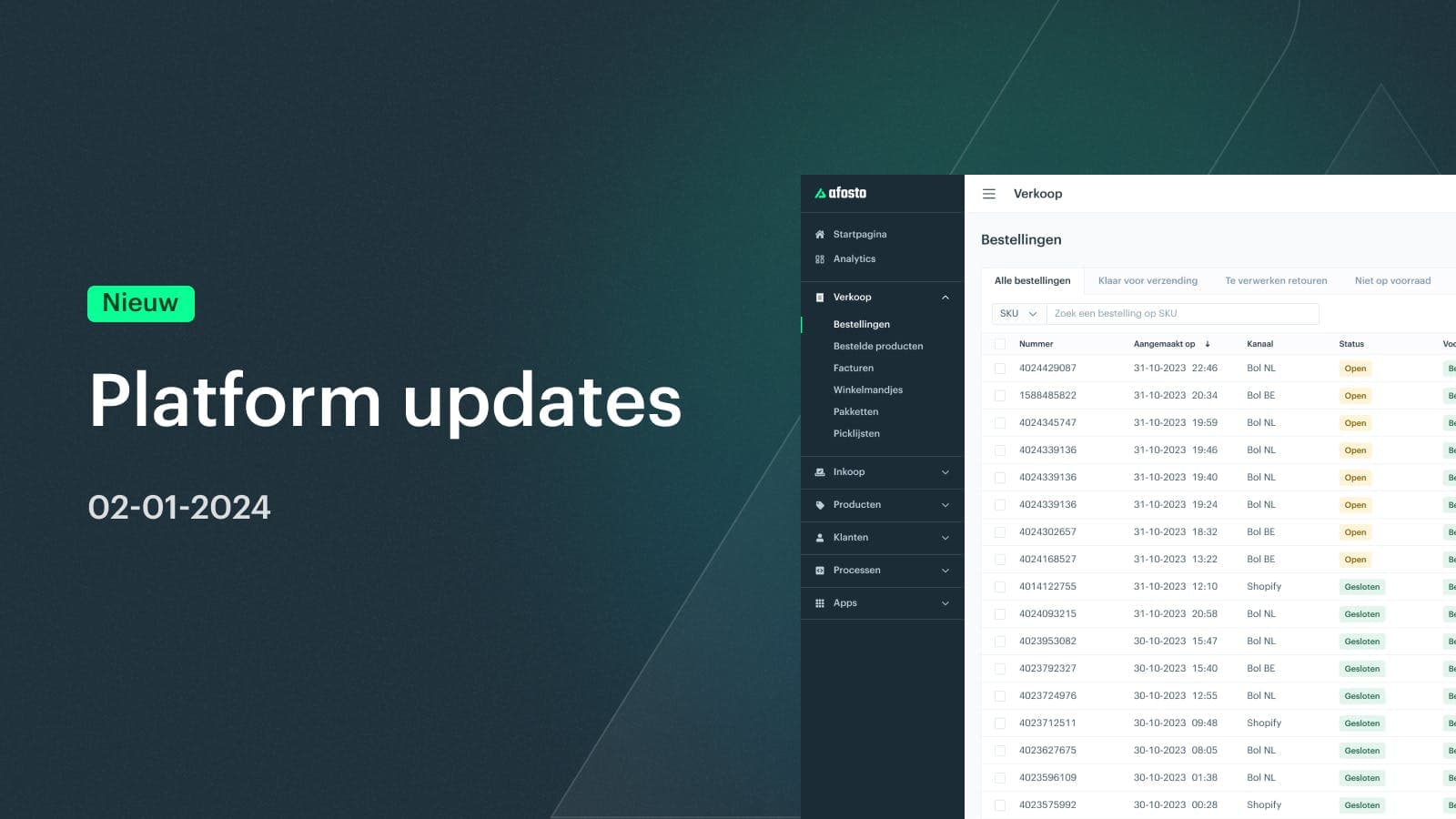 Platform updates December: Verbeterde Inzichtelijkheid en efficiëntie