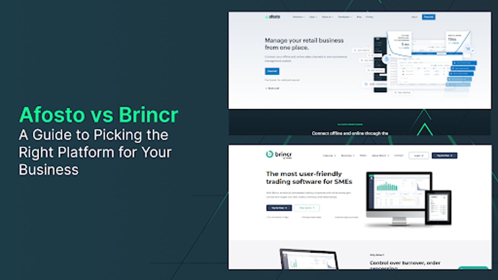 Brincr vs Afosto: wholesale order management or a complete commerce platform? (2026)