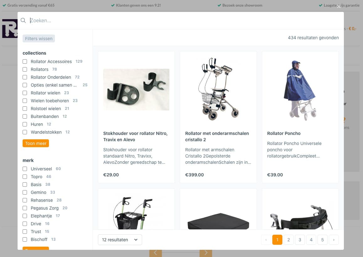 Rollatorwinkel.com Website Search